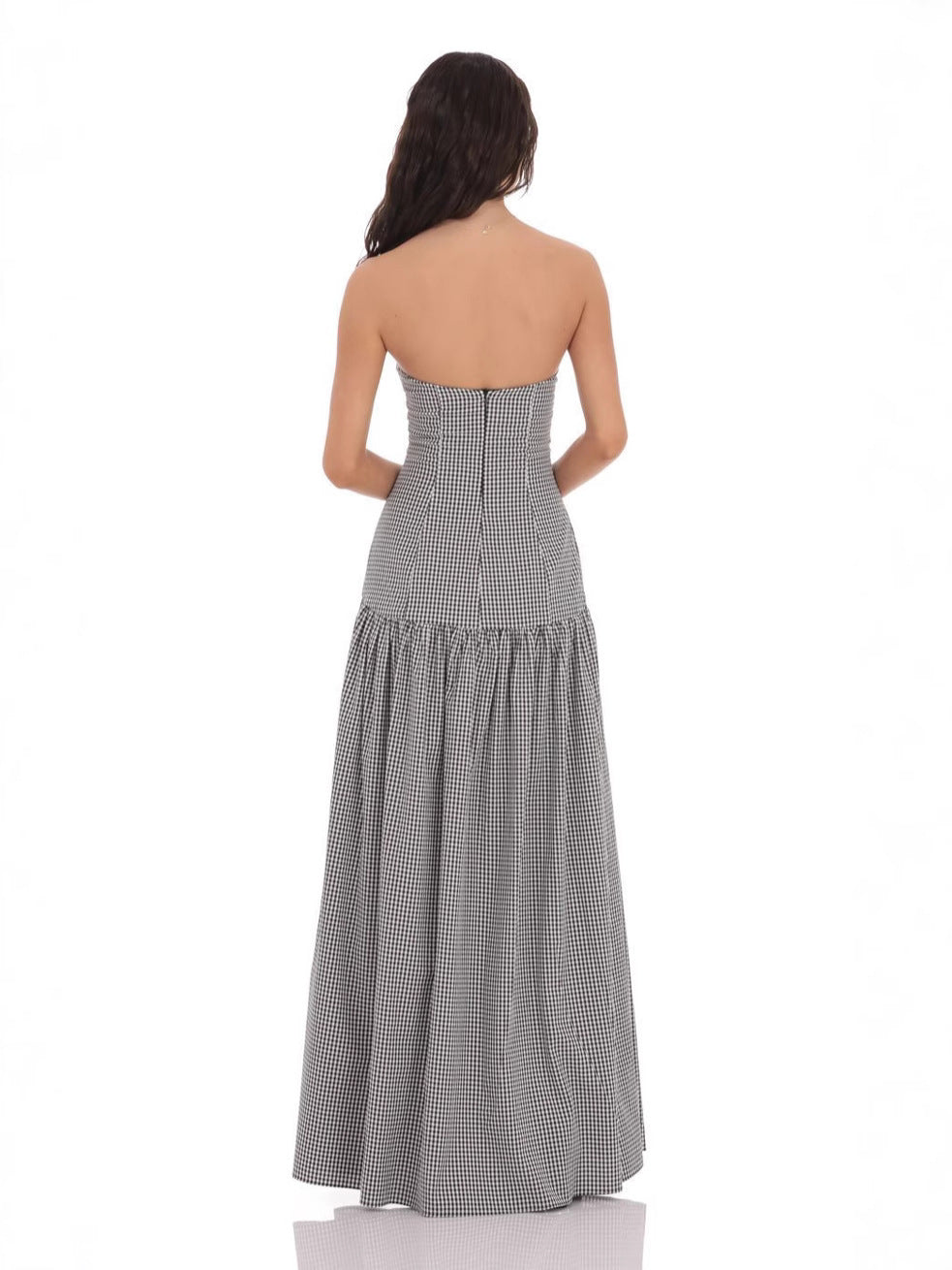 The Solene Strapless Maxi Dress
