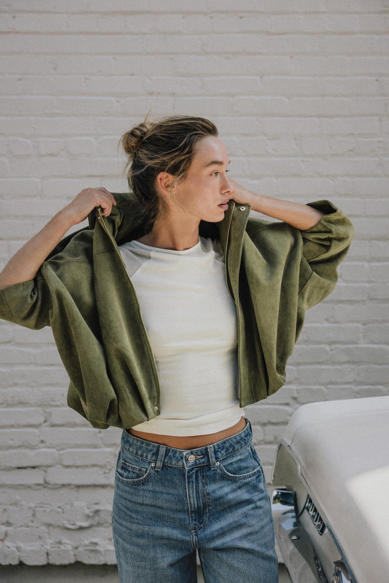 The Suede Harper Jacket
