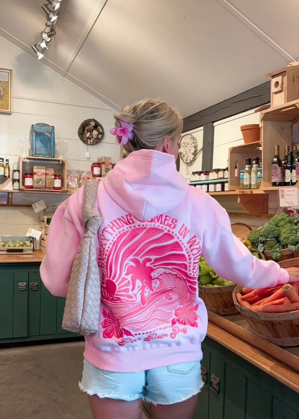 Palm Puff Hoodie