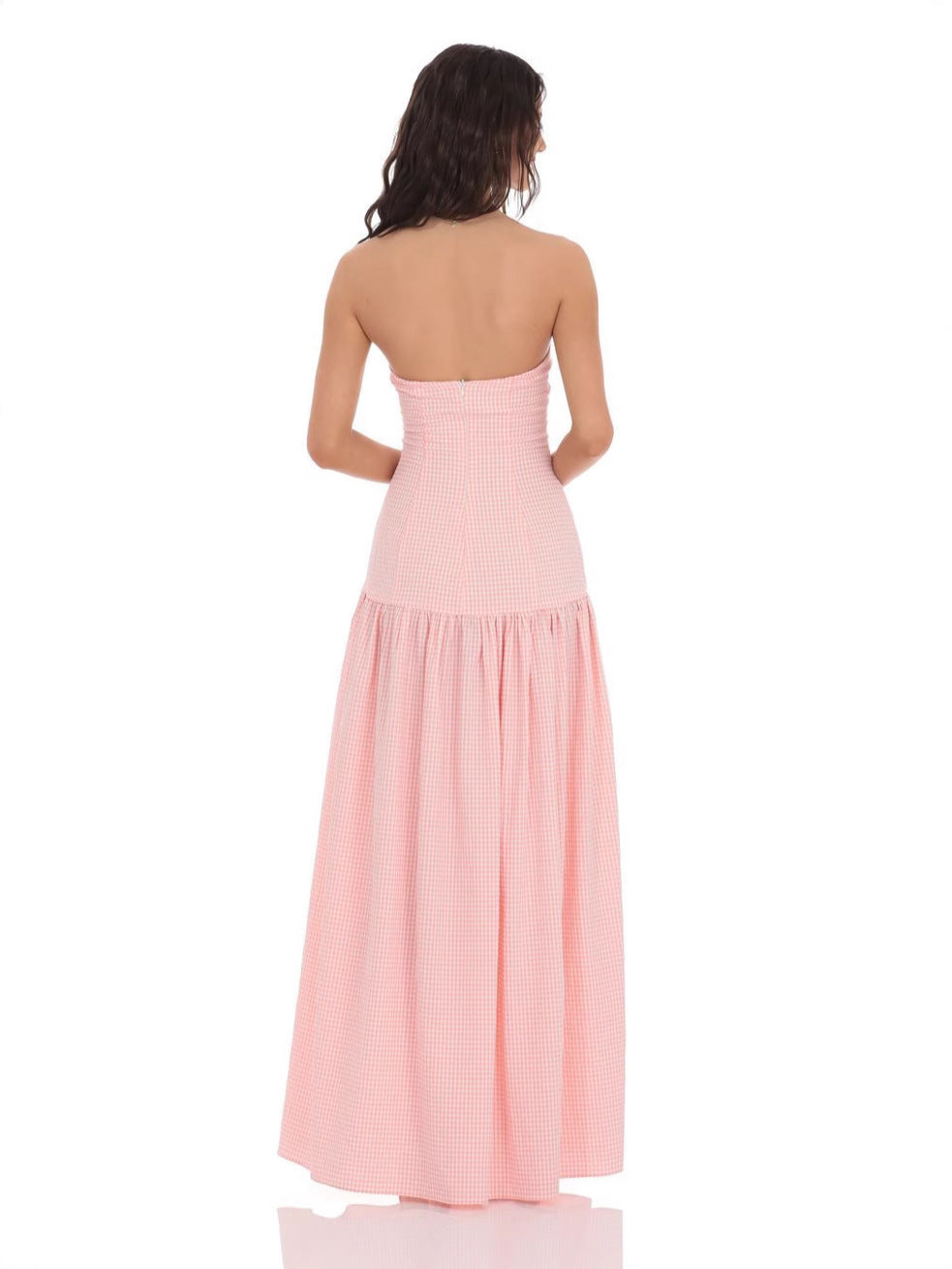 The Solene Strapless Maxi Dress