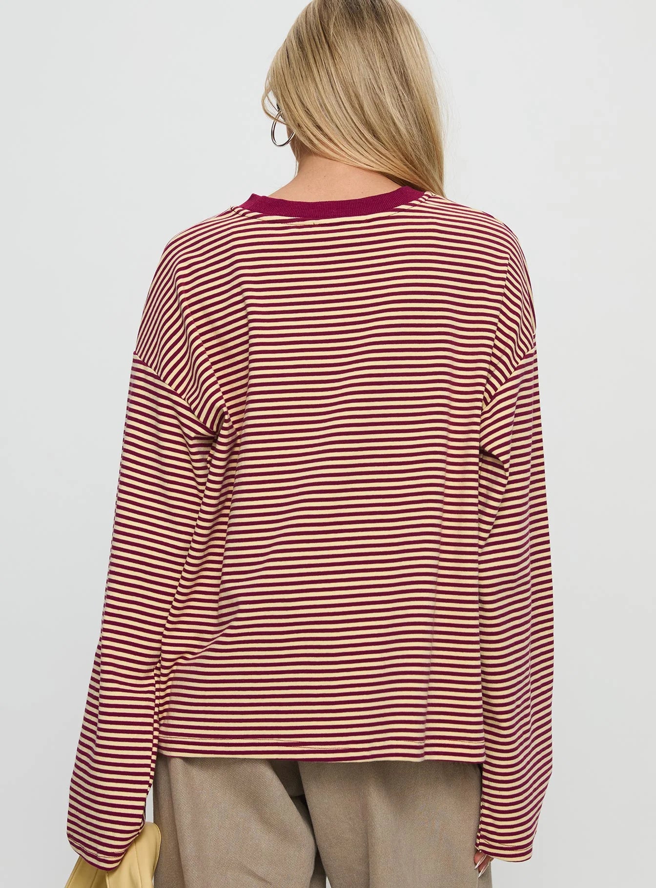 Striped Long-Sleeve Top