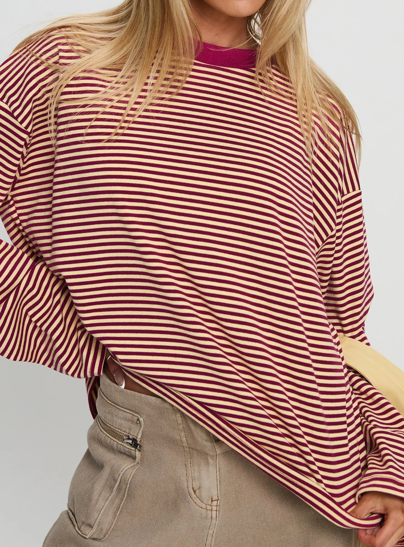 Striped Long-Sleeve Top