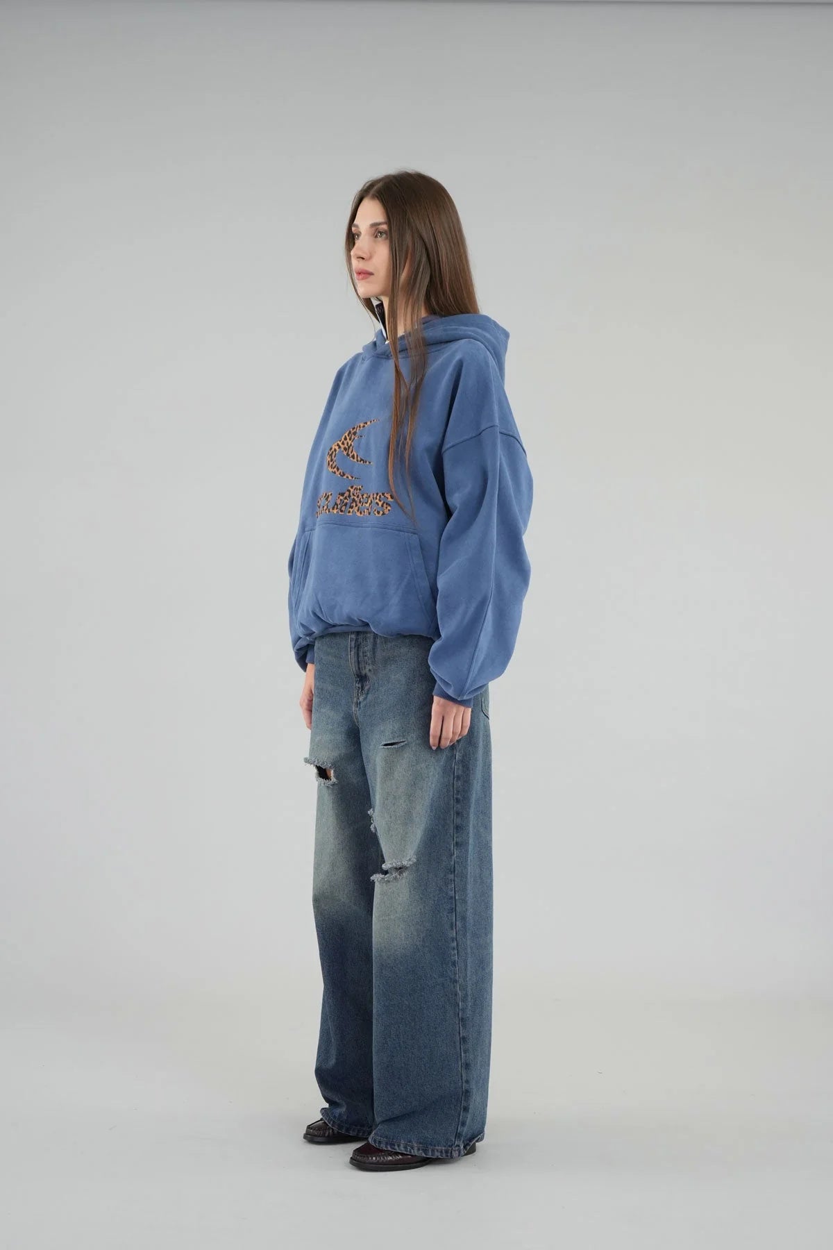 Scuffers Leopard Logo Hoodie
