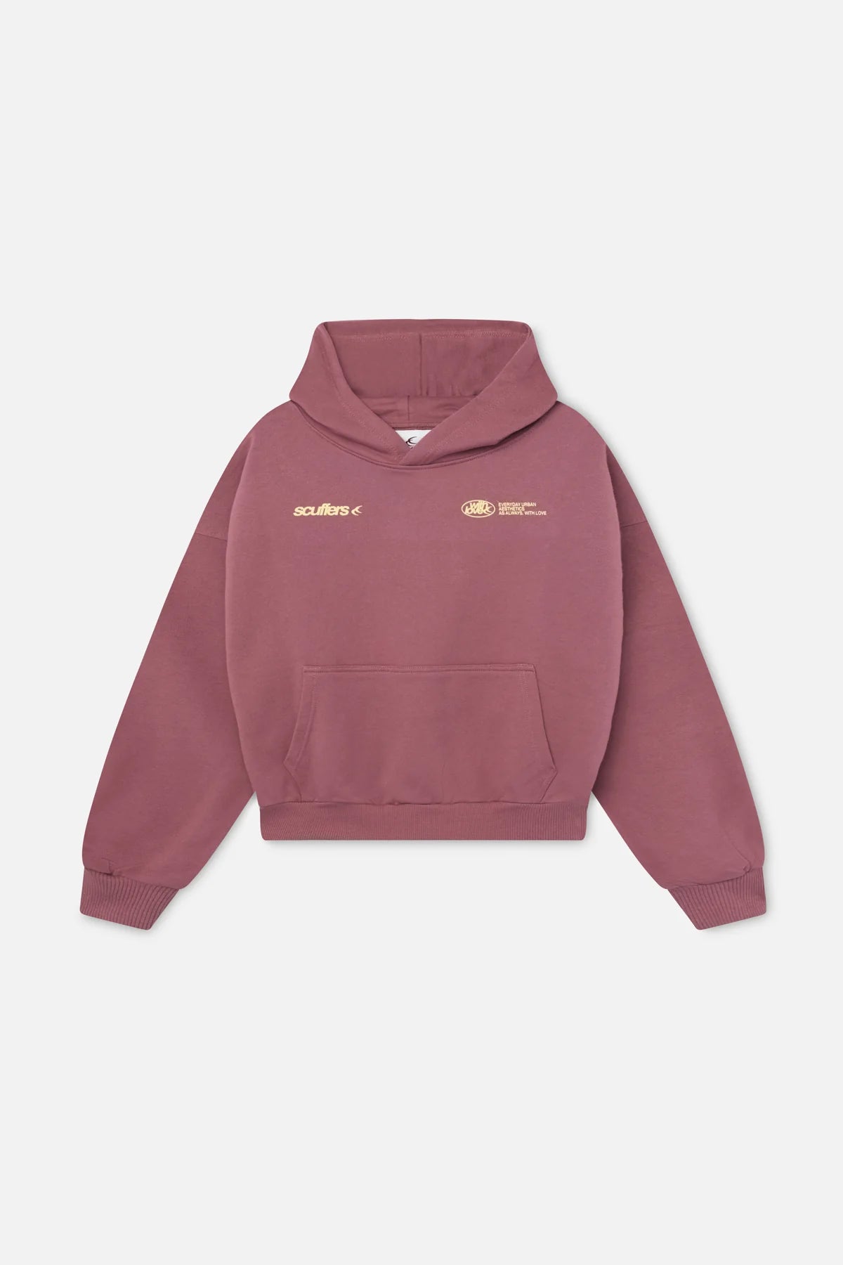 Dusty Rose Printed Hoodie