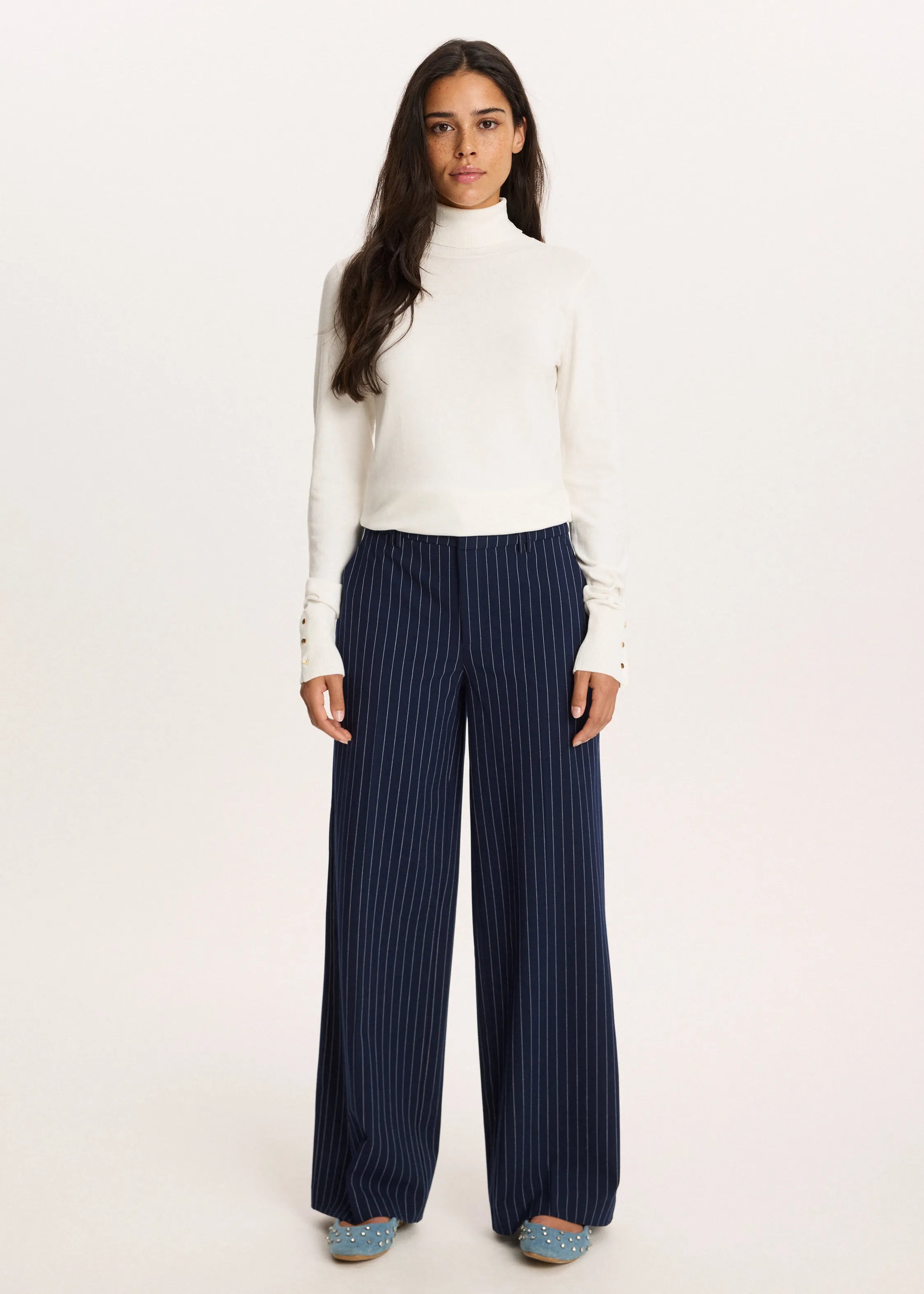 Oversized Pinstripe Pants