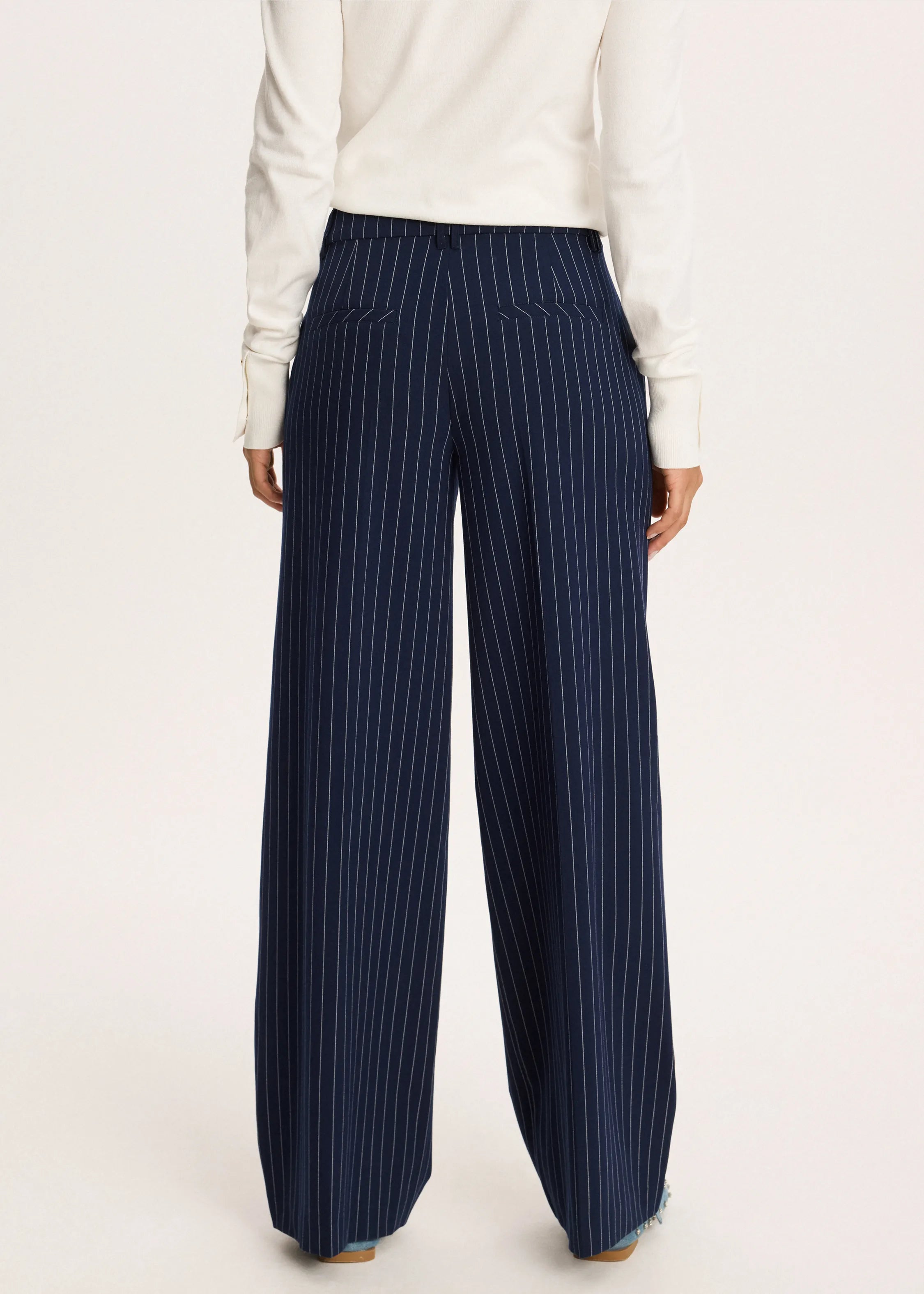 Oversized Pinstripe Pants